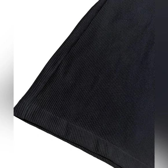 Adrianna Pappell Med Two Piece Matching Set Wide Leg Pants and Top Black Lounge - Picture 4 of 13